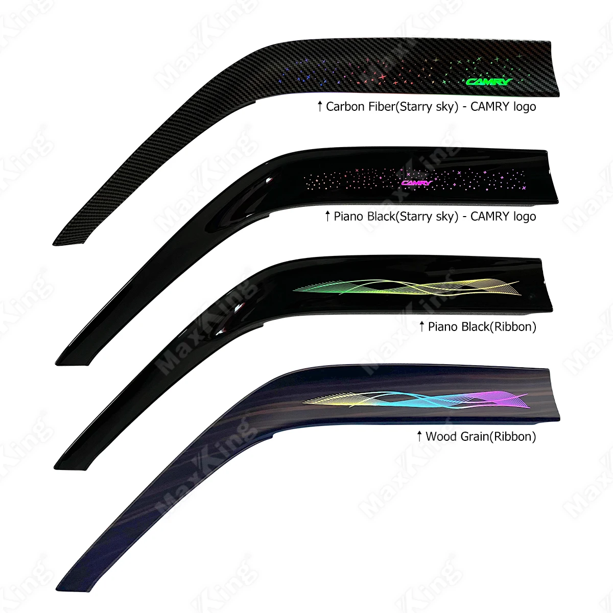 Luz ambiental LED automática 64 colores para Toyota Camry 2018-2021 - imagen 5
