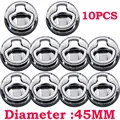 45MM Silver 10PCS
