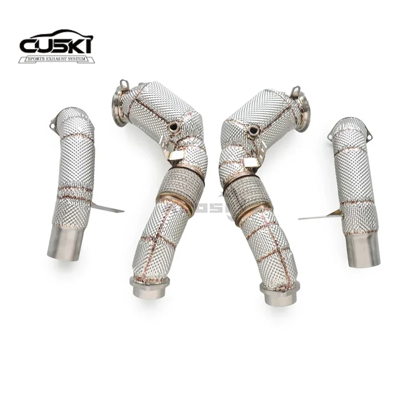 Tubo de escape acero inoxidable para BMW M550i G30 4.4T N63 - imagen 2