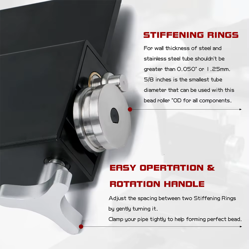 Herramienta manual de rebordeado de tubos para intercooler - imagen 3