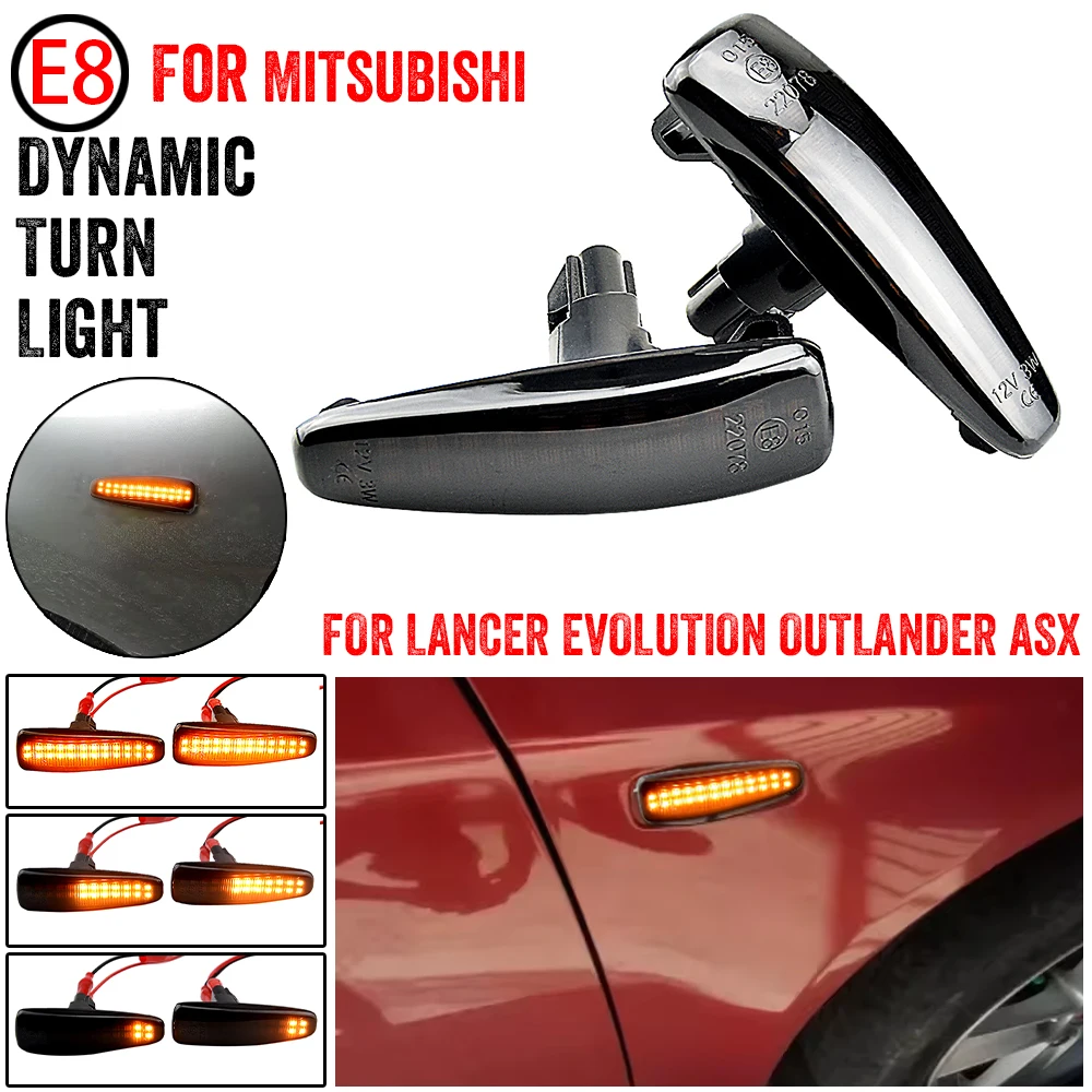 Intermitente LED dinámico lateral Mitsubishi Lancer Evo X 2014 - imagen 2