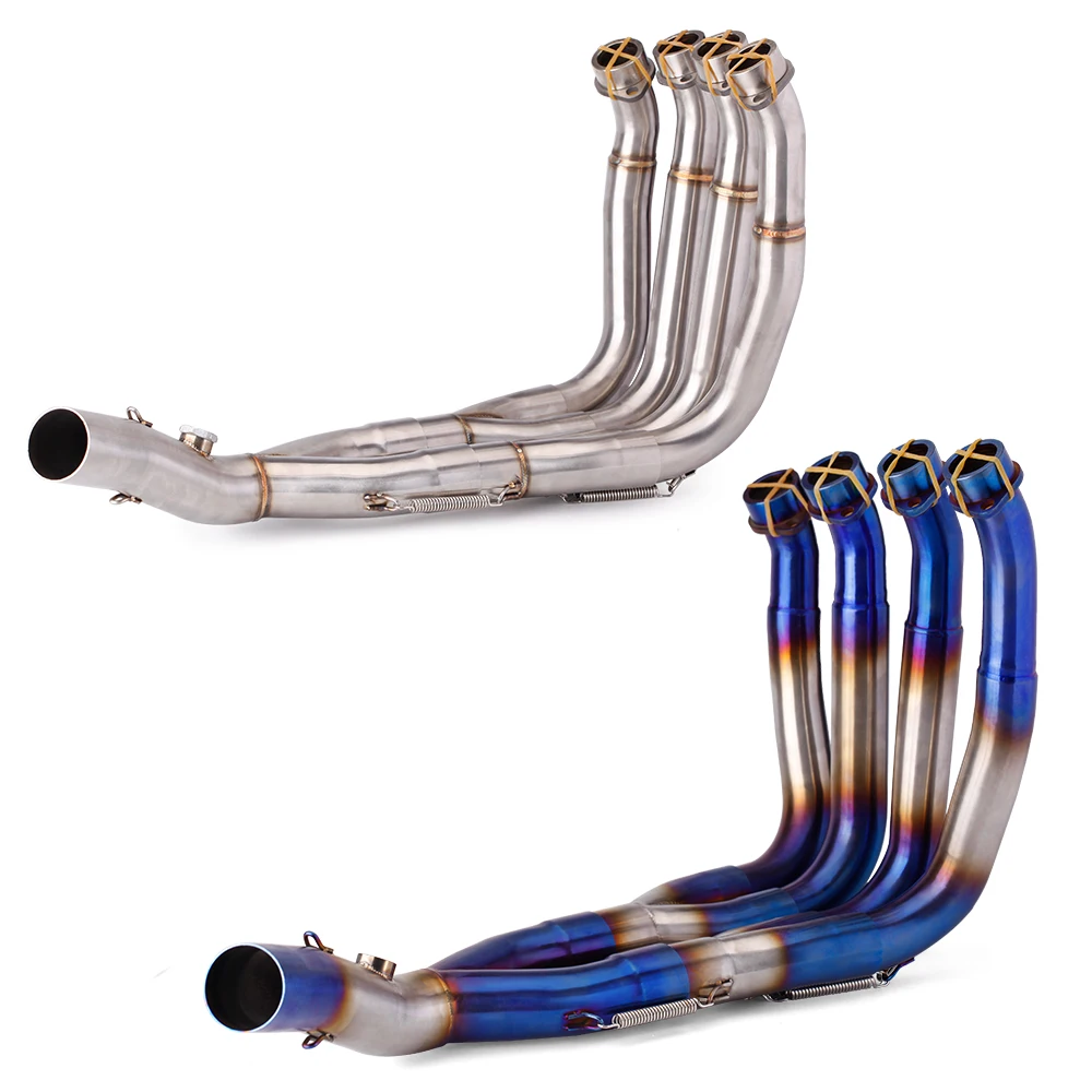Colector escape Yamaha YZF-R6 2006-2020 tubo enlace 51 mm inoxidable - imagen 4
