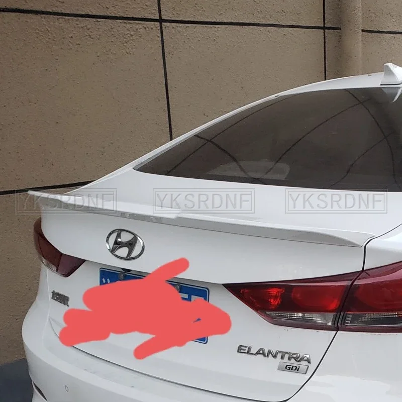 Alerón trasero de ABS imprimado para Hyundai Elantra 2017 - imagen 5