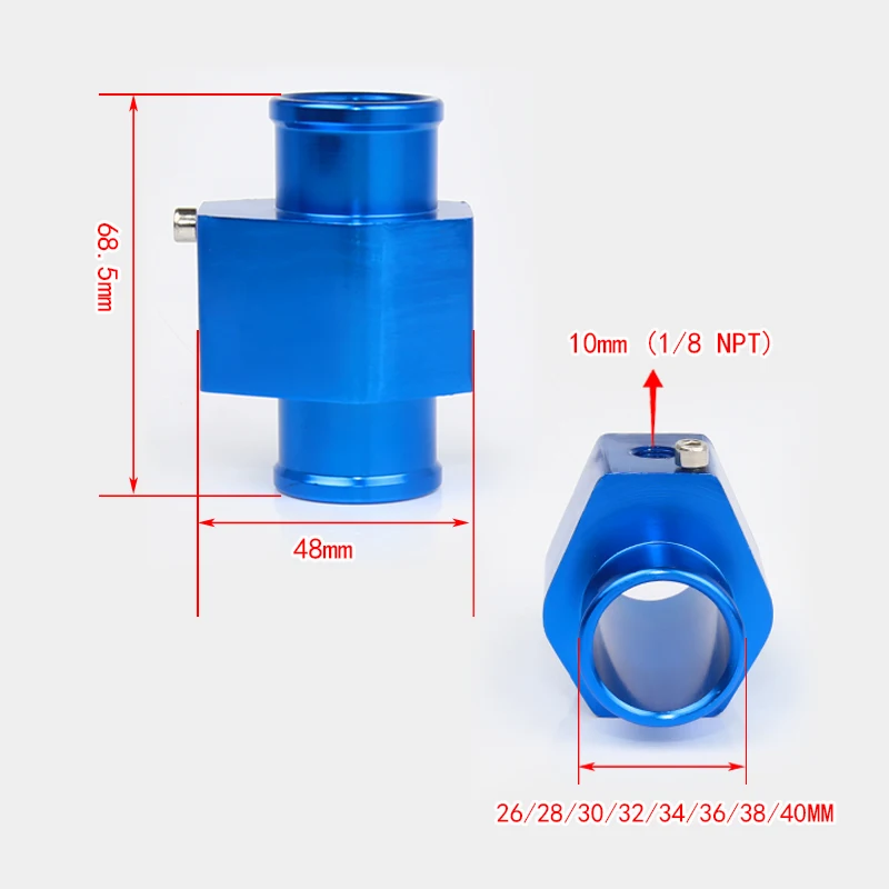 Adaptador sensor temperatura del agua con junta para manguera radiador - imagen 2