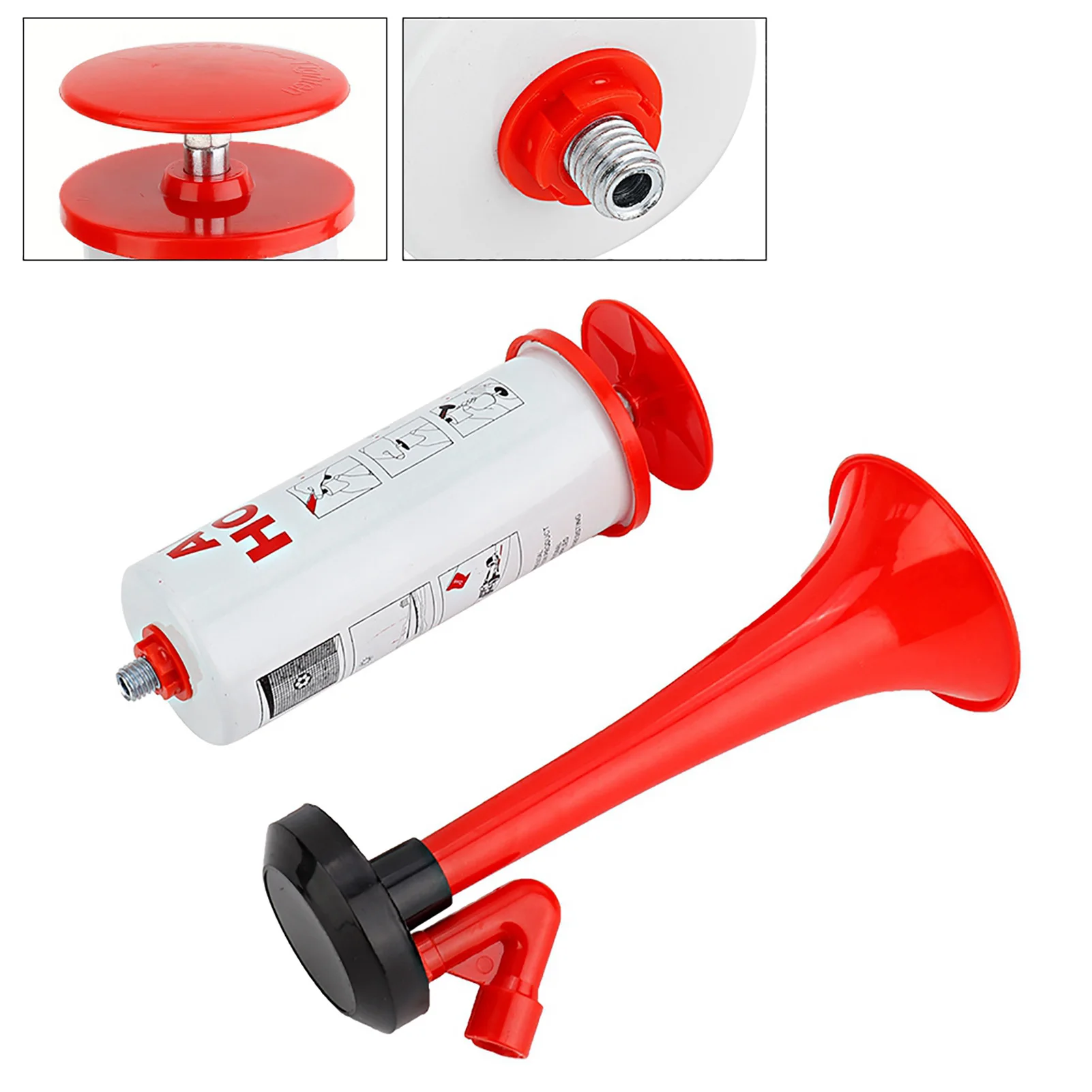 Bocina de aire: bomba de mano para sonido potente en fútbol - imagen 2