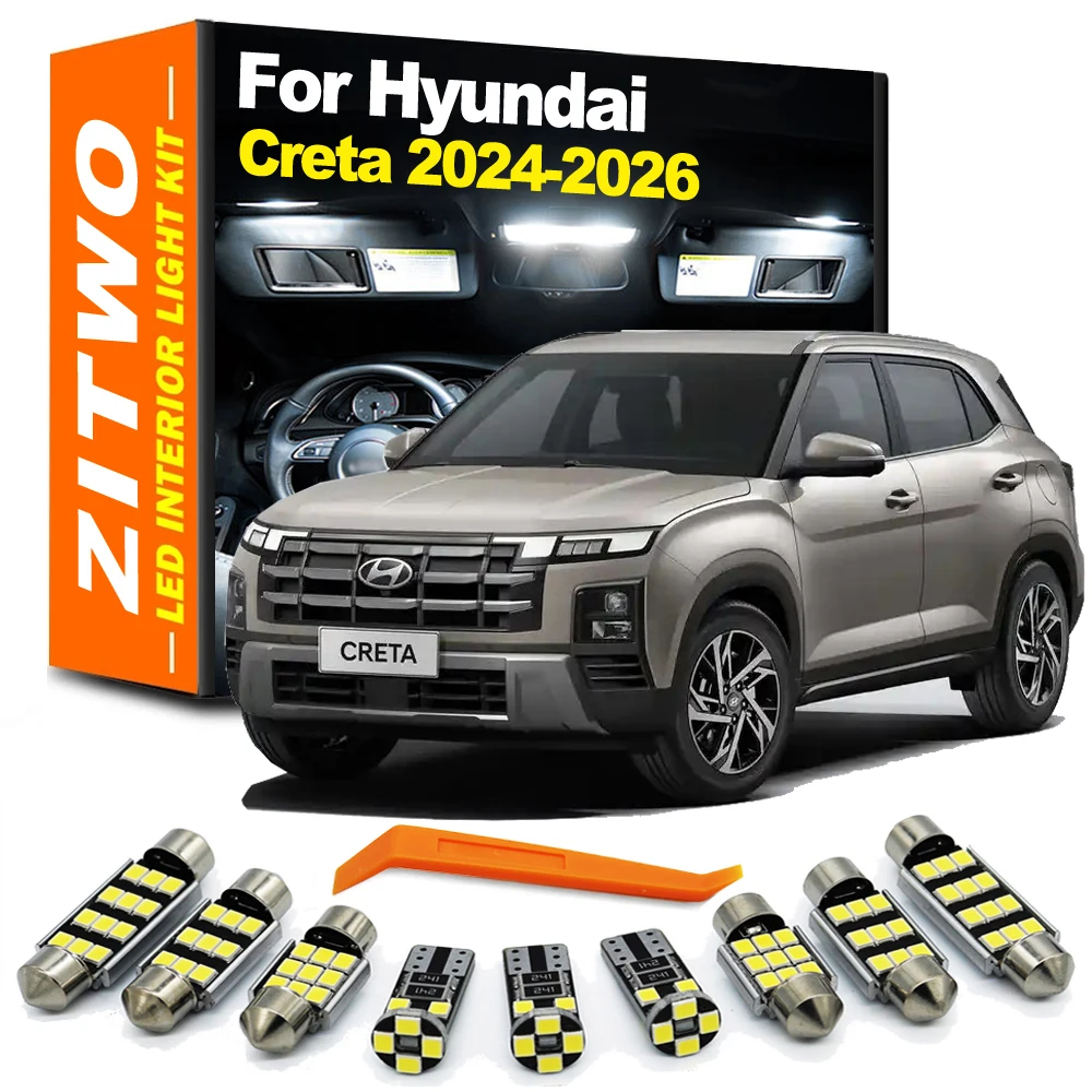 Kit luces LED interior ZITWO CANBUS para Hyundai Creta 2024-2026