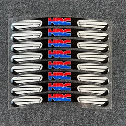 Calcomanías reflectantes 3D para ruedas de moto Honda HRC