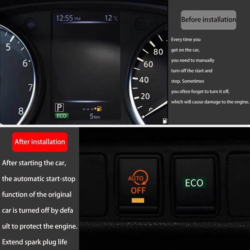Botón de arranque Start-Stop Nissan X-Trail T32 y Qashqai - imagen 2