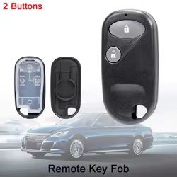 Carcasa de llave Honda de 2 botones para mando sin llave