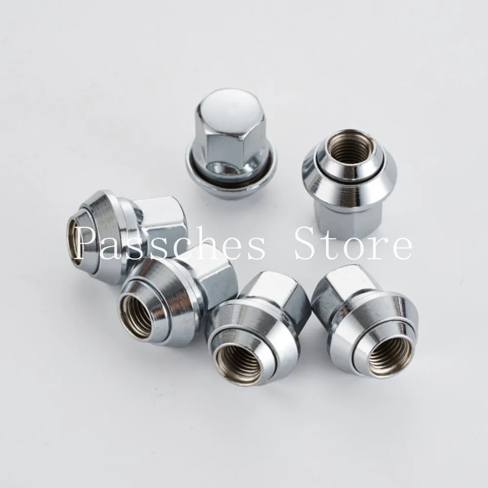 5 uds tuercas de rueda tornillos de cubo para Ford Volvo Mazda M12x1,5 hexagonal 19mm de espesor 31mm - imagen 4