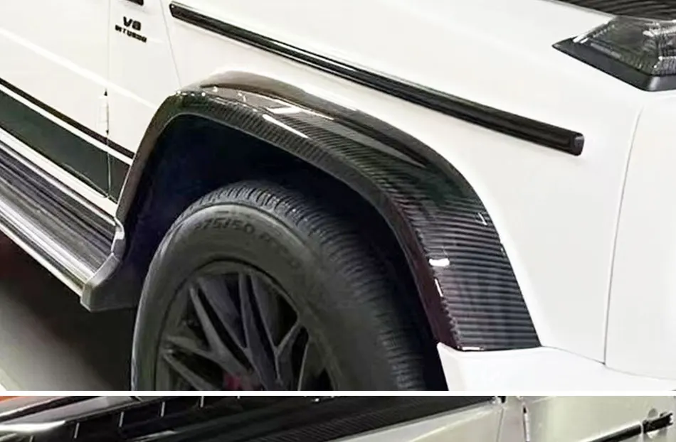 Guardabarros de fibra de carbono seca para Mercedes-Benz Clase G W464