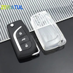 Funda transparente de TPU para mando Toyota Hilux, Corolla y RAV4