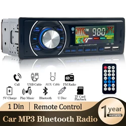 Reproductor Bluetooth 1 DIN con FM, AUX y USB – coche universal