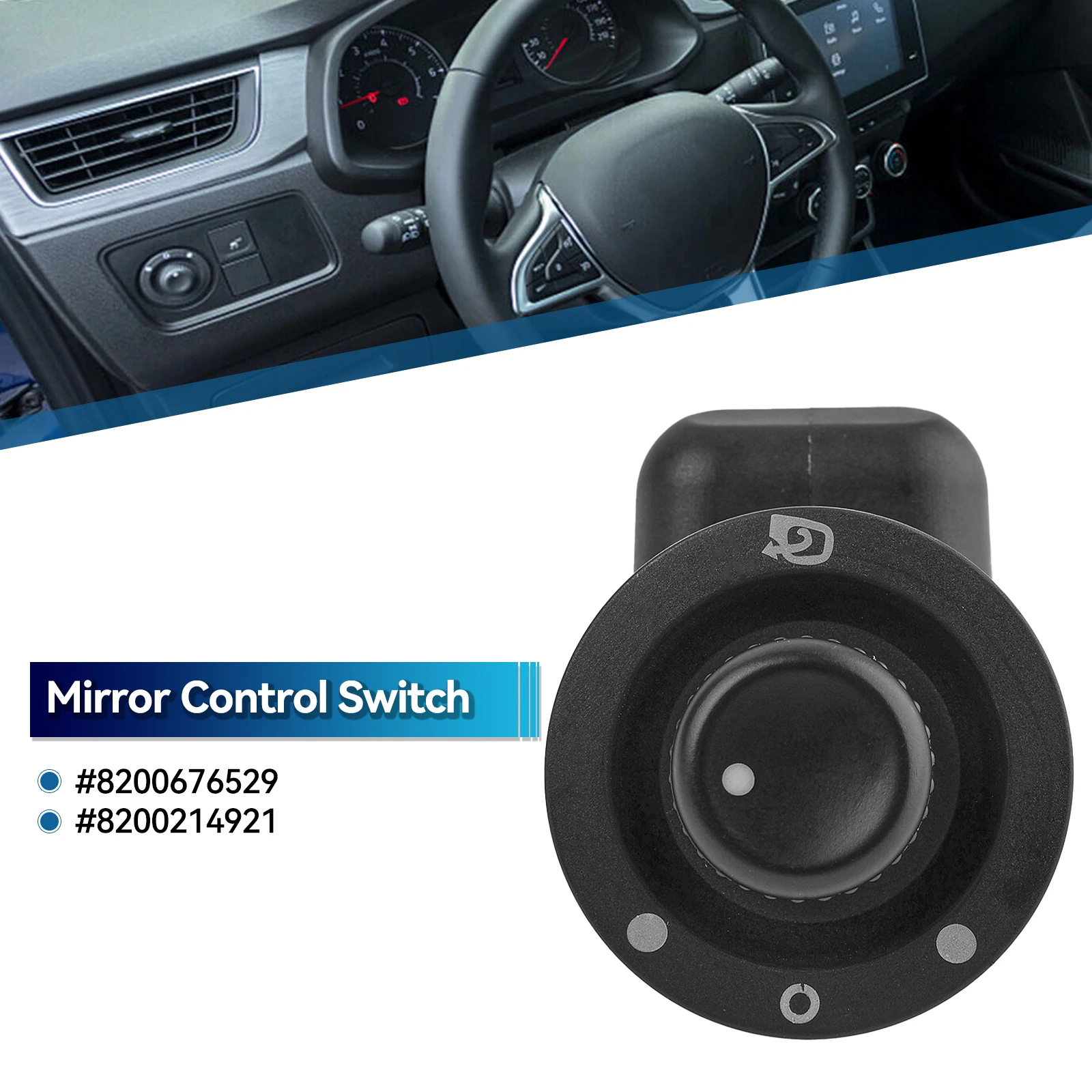 8200676529 Interruptor espejo eléctrico Renault Clio IV, Modus y Captur - imagen 2