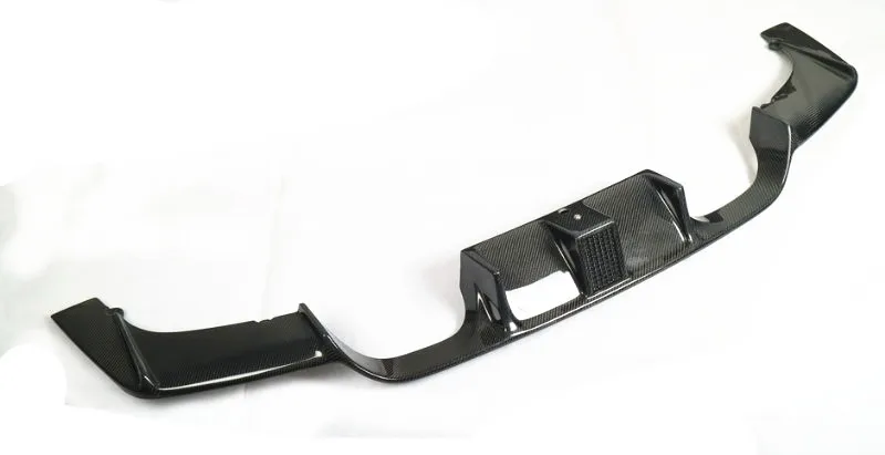 Difusor trasero de fibra de carbono con LED para BMW M3/M4 F80/F82 - imagen 2