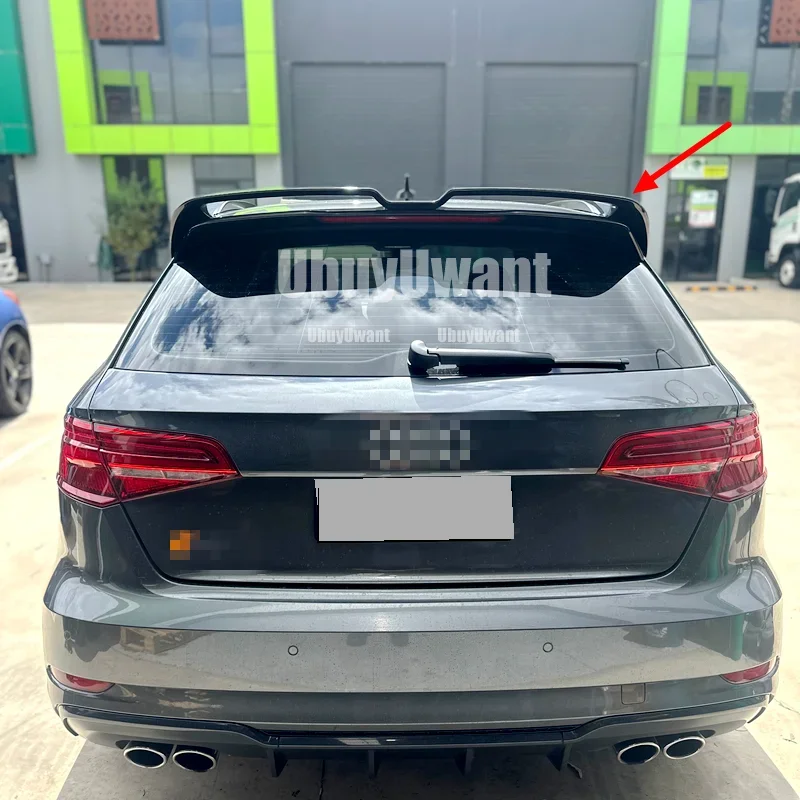 Alerón de techo estilo Oettinger para Audi A3 S3 Hatchback 2014-2020 - imagen 5