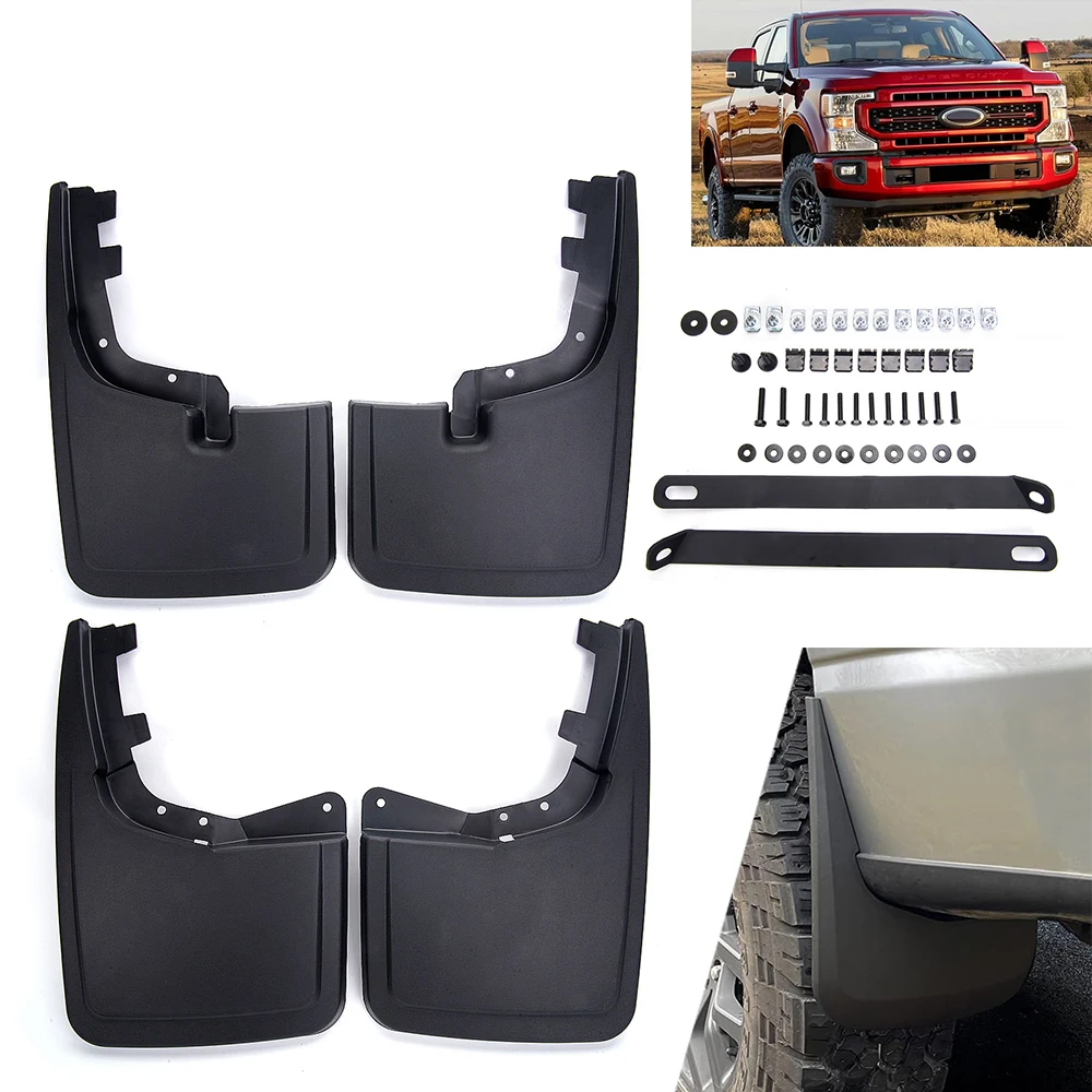 Guardabarros negros para Ford F-150 2021-2025