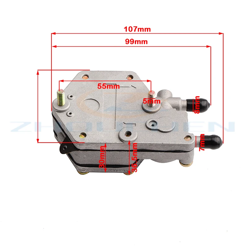 Bomba de combustible al vacío para motocicleta, accesorio para ATV Polaris, Yamaha XTZ 750 SUPER TENERE 1989-1998 - imagen 4