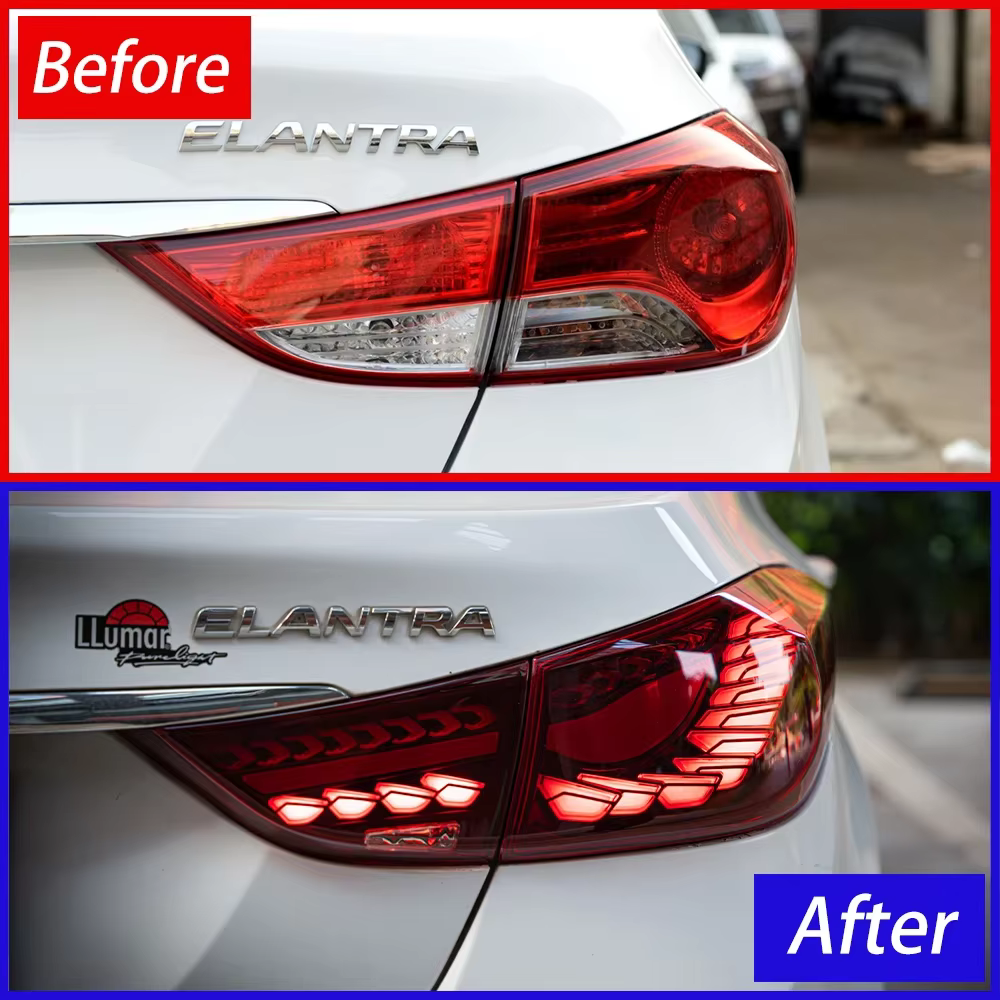 Pilotos traseros LED dinámicos Hyundai Elantra 2012-2016 - imagen 2