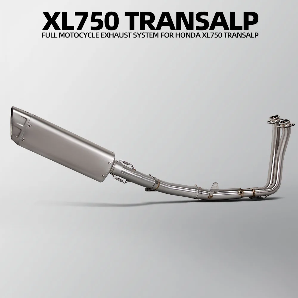 Sistema escape racing + silenciador Honda Transalp 750 XL750