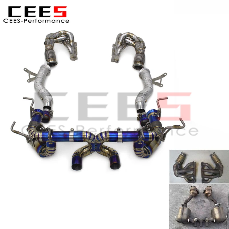 Escape completo Cees X-Pipe para Ferrari 458 Speciale 4.5 V8