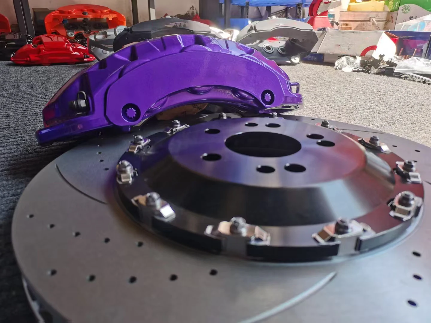 Pinza de freno 19Z 6 pistones competición para Camaro Corvette Blazer - imagen 4