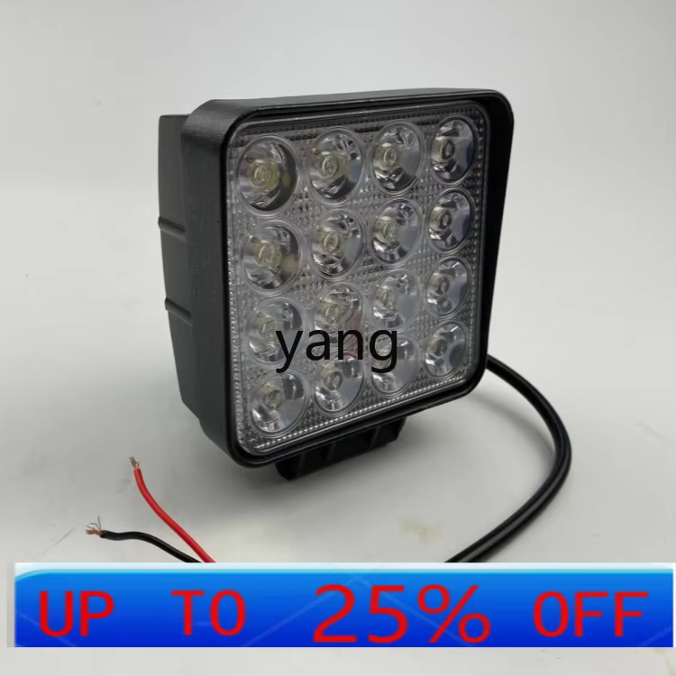 Faro LED trabajo CX 12V-48V – Luz blanca 16 diodos para carretilla elevadora