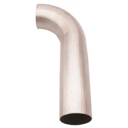 Tubo curvo de escape de acero inoxidable, codo