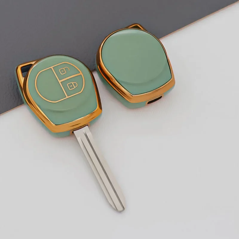 Funda de llave de coche con 2 botones, carcasa de mando a distancia, Protector de soporte, apto para SUZUKI SWIFT SX4 ALTO VITARA IGNIS JIMNY Splash - imagen 4