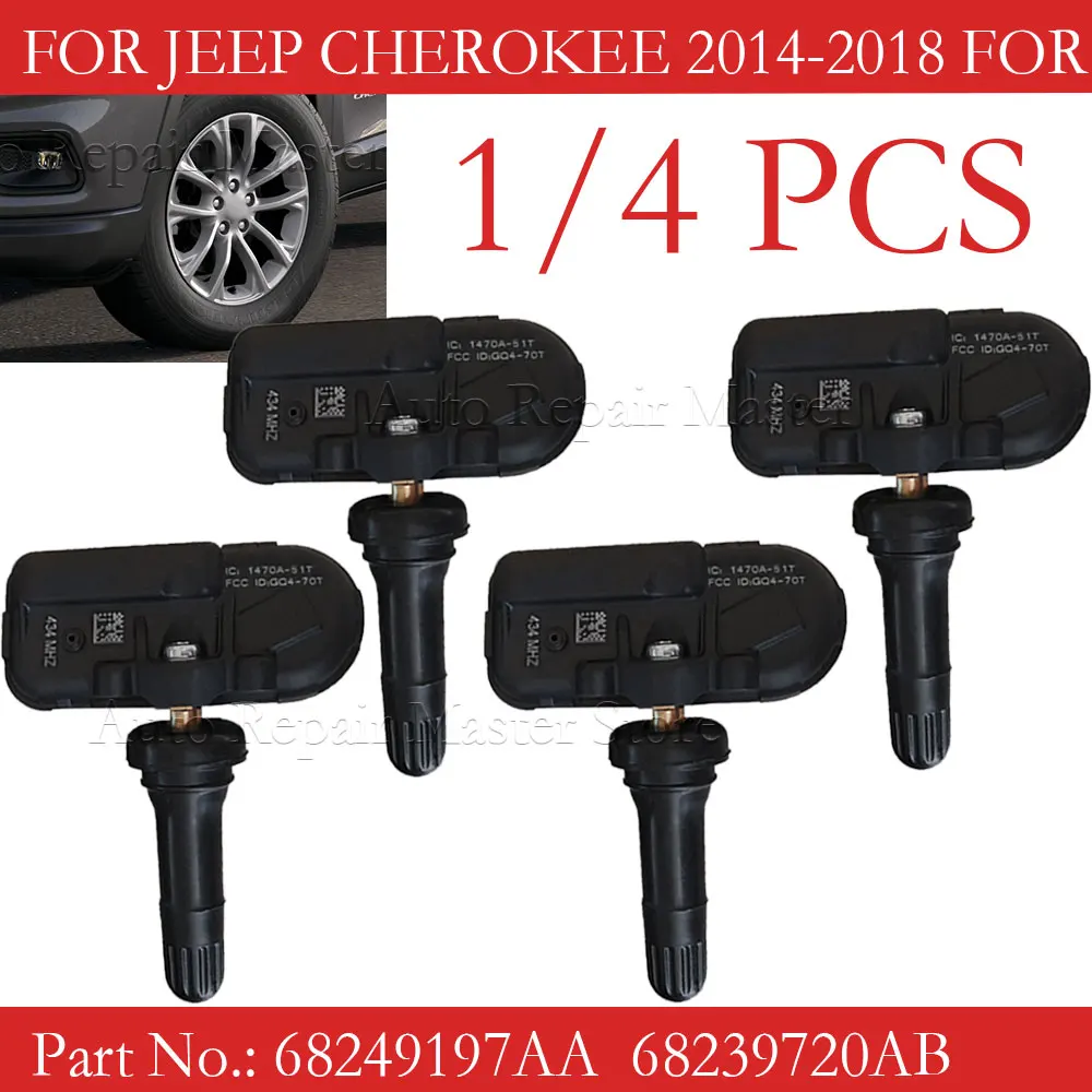 68157568 AA Sensor TPMS Dodge Ram 1500 2500 Jeep Cherokee