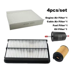 Kit de filtros de aire, aceite, combustible y habitáculo para Chery Tiggo 5