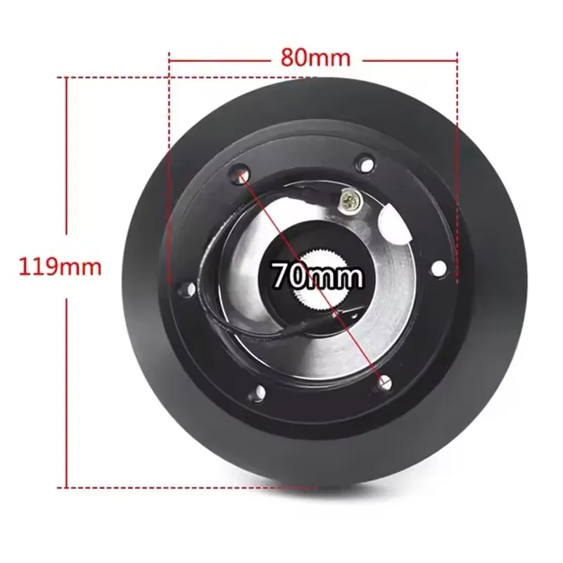 Adaptador volante rápido E30H con cubo liberación para BMW E30 M3 - imagen 5