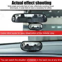 Espejo retrovisor gran angular punto ciego ajustable 360° universal
