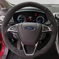 Funda de cuero para volante Ford Fusion Mondeo Edge 2013-2016