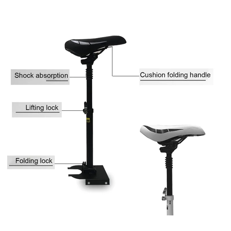 Asiento ajustable para patinete eléctrico Xiaomi M365/Pro - imagen 4