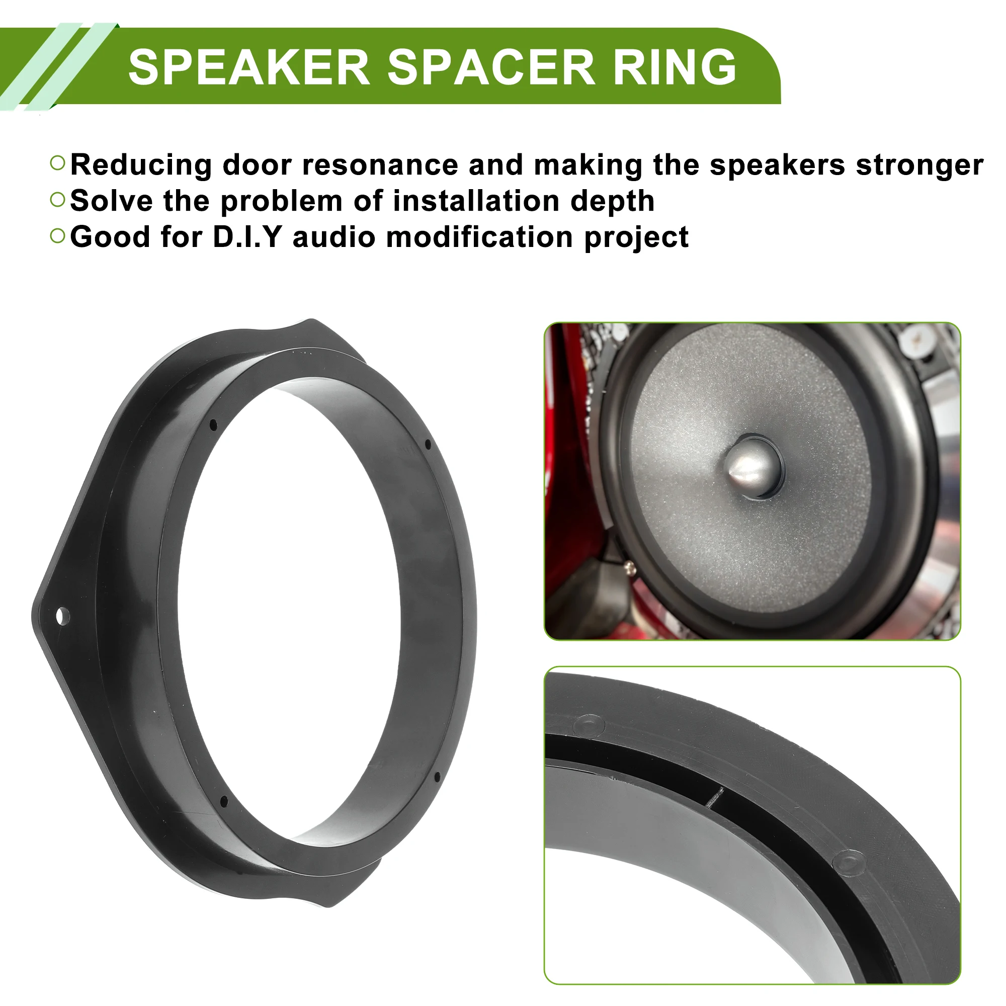 Anillo espaciador tweeter Autohaux para Mercedes Clase X - imagen 2