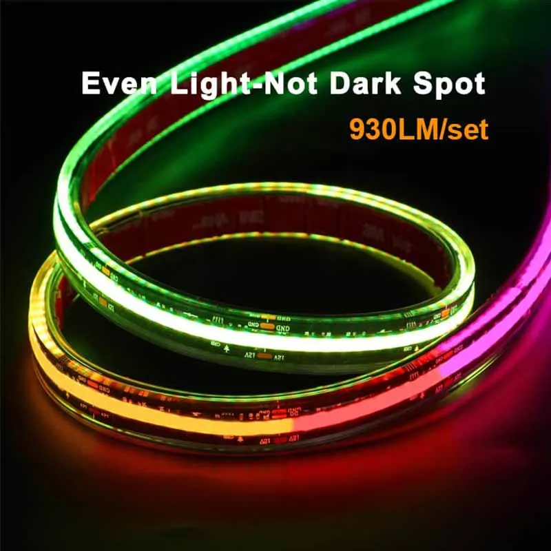Kit de luces LED RGBIC bajo coche COB IP68 con control por app - imagen 3