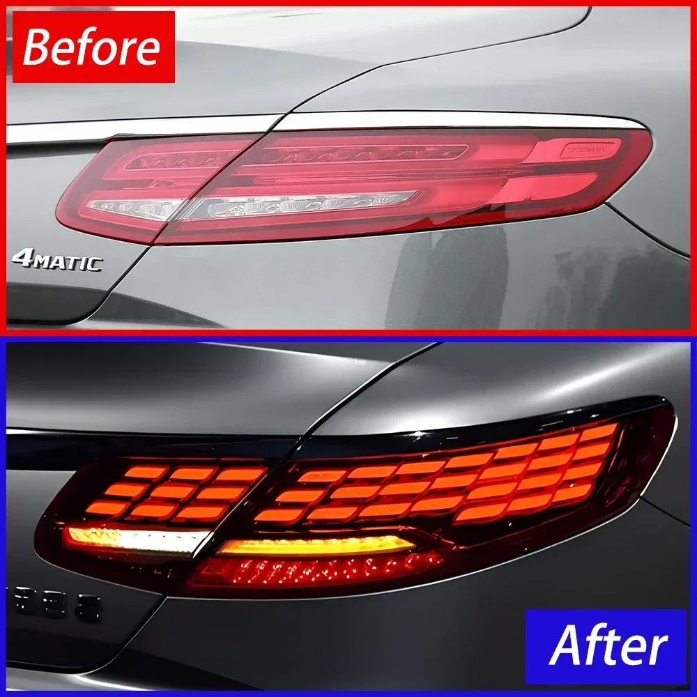 Focos LED traseros Mercedes-Benz S Clase Coupé W217 S400 S500 S63 2016-2021 - imagen 2