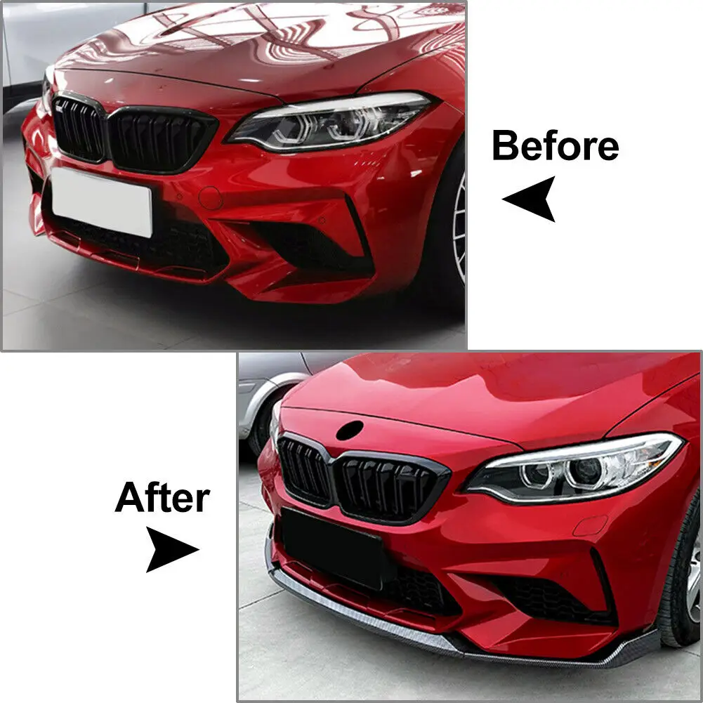 Divisor de parachoques delantero labio difusor BMW F87 M2 CS cupé - imagen 2