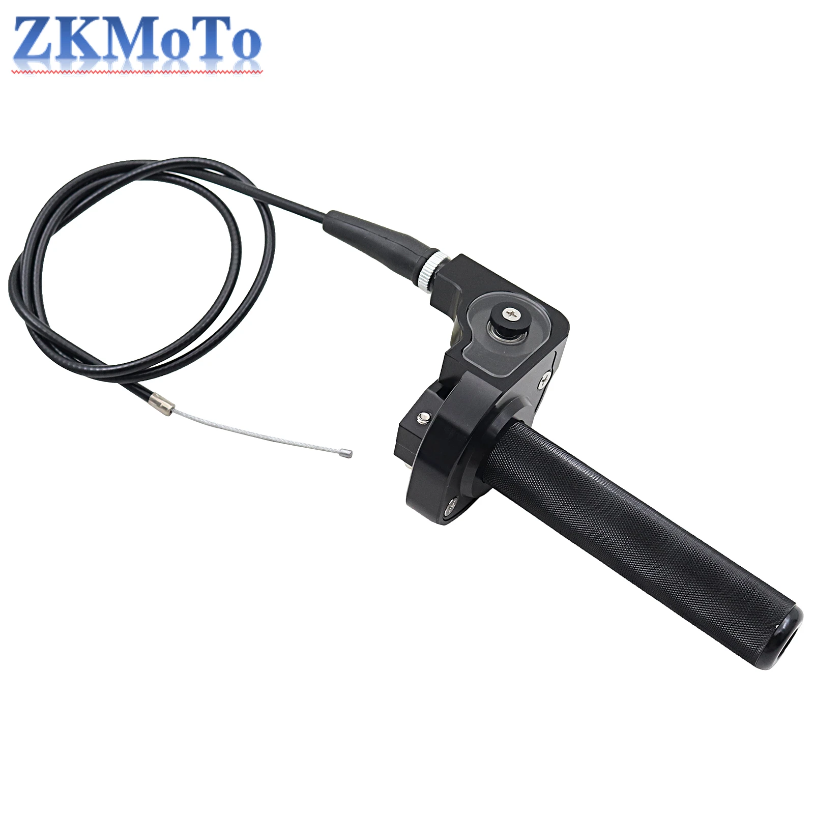 Puño acelerador CNC universal 7/8" con cable 1200 mm para ATV y moto - imagen 3