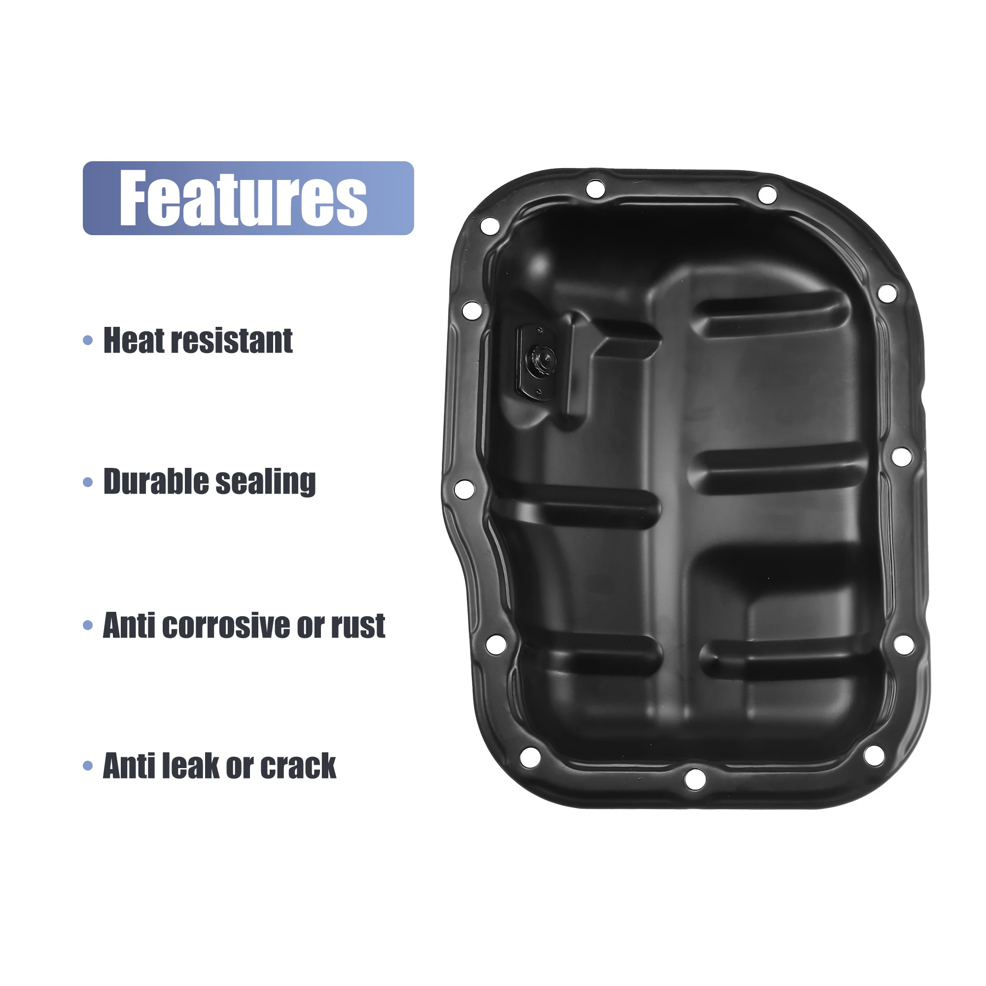 UXCELL Cárter de aceite 12102-37010 para Toyota Corolla Prius - imagen 4
