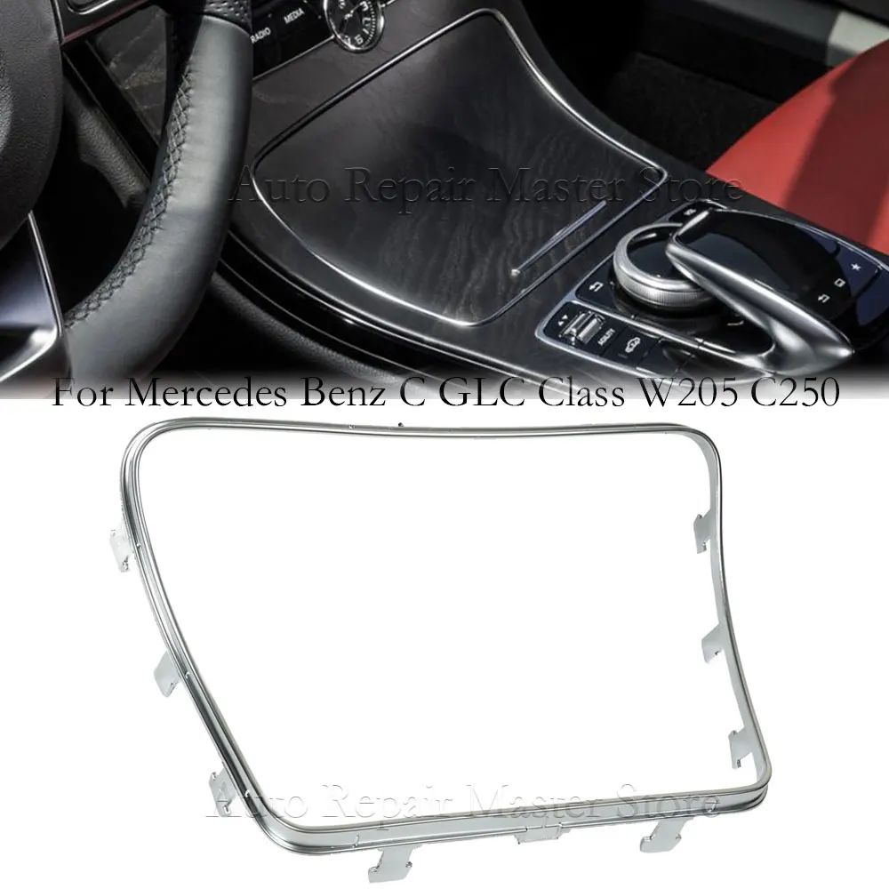 2056830900 Embellecedor marco central cromado Mercedes C250 C300 GLC300 - imagen 2