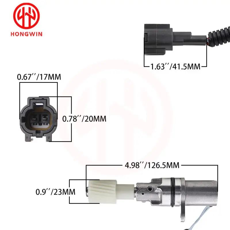 Nissan 25010-74P01 sensor de velocidad para D21 y D22 - imagen 2