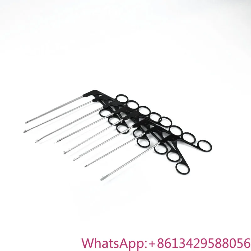 Reparación de menisco quirúrgico, cesta de mano artroscópica para hombro, pinzas de perforación rectas ovaladas, instrumentos de artroscopia de rodilla