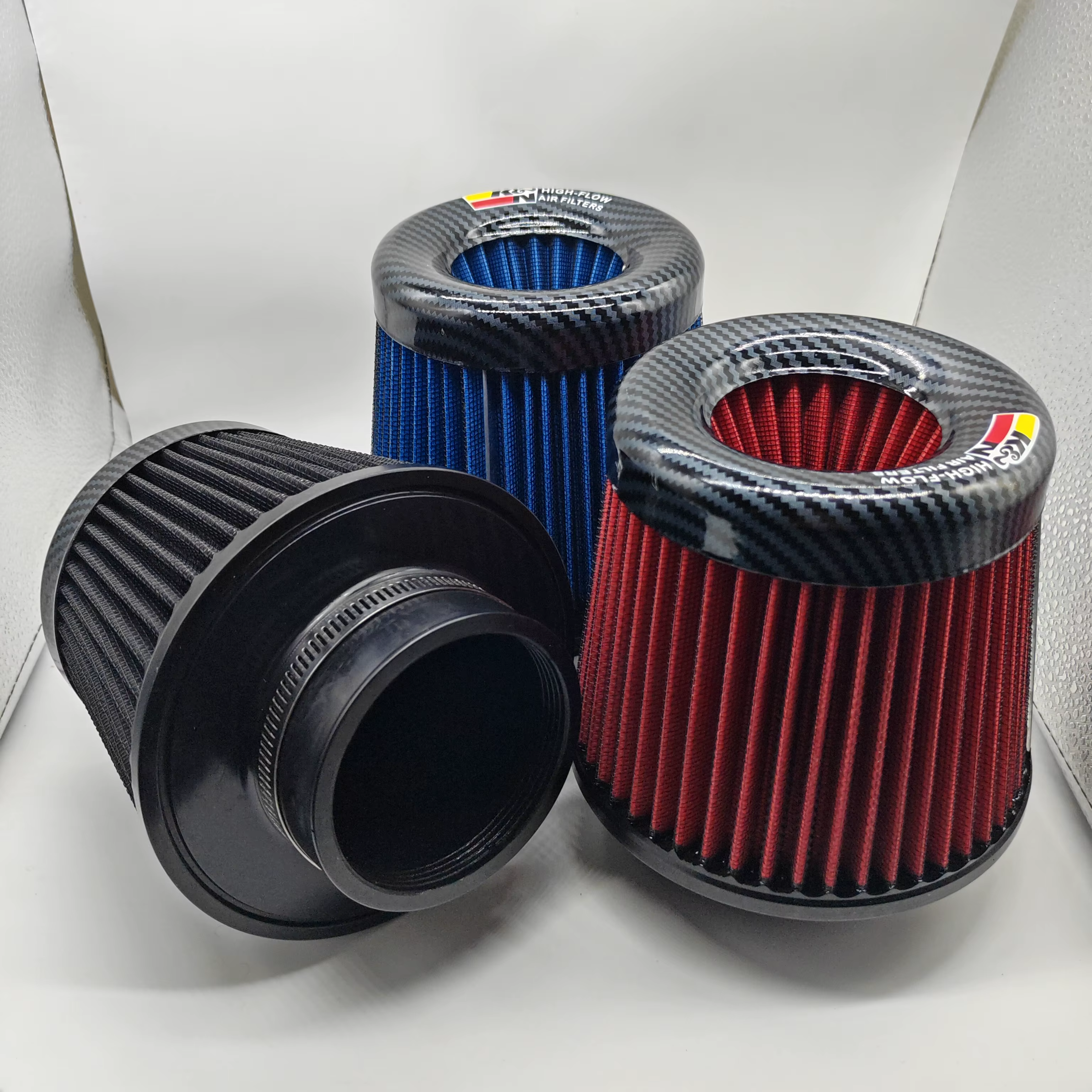 Filtro de aire de admisión KN universal de alto flujo para coche y moto - imagen 2