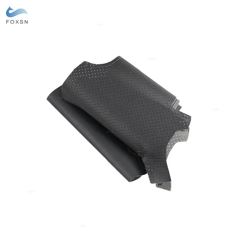 Funda trenzada de cuero negro para volante Opel Corsa C y Combo C - imagen 2