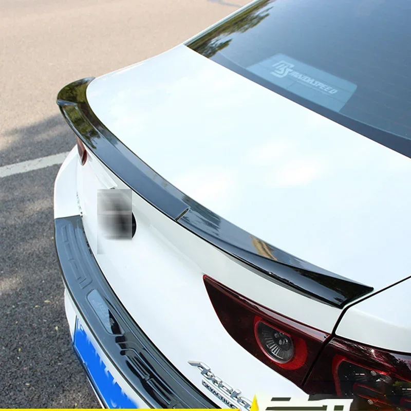 Alerón trasero cola de pato ABS carbono para Mazda 3 Sedan 2014-2023