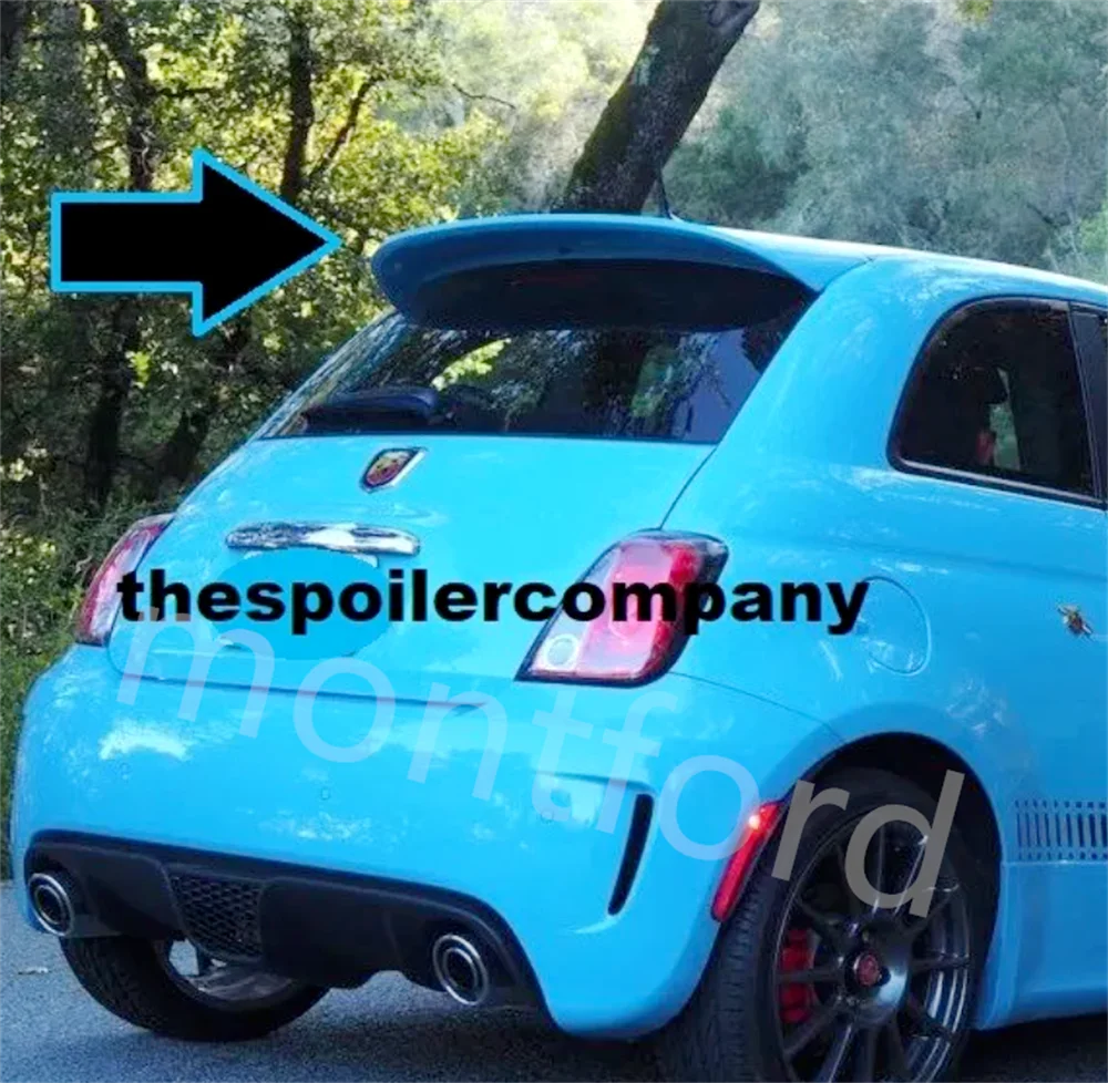 Alerón trasero de techo estilo Abarth para Fiat 500 (2012-2017)
