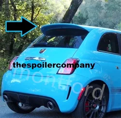 Alerón trasero de techo estilo Abarth para Fiat 500 (2012-2017)
