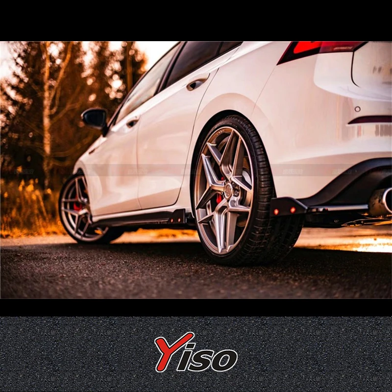 Para Volkswagen Golf 8GTI falda lateral de fibra de carbono 8GTI falda lateral de cercoración modificada MAX falda de fibra de carbono - imagen 4